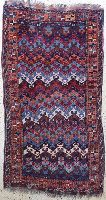 "Sarkisla"Yürük antik, Türkei, 19.Jhd, Wolle auf Wolle, ca. 204 x 110 cm, EHZ: 3