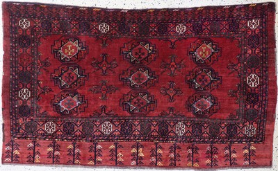 Ersari Tschowal antik, Turkmenistan, 19.Jhd, Wolle mit"Seide"auf Wolle, ca. 168 x 102 cm, EHZ: 2