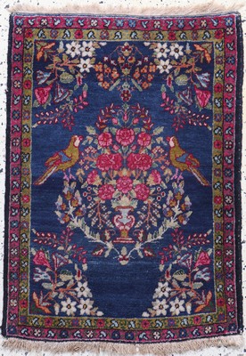 Antiker Yazd, Persien, um 1900, Wolle auf Baumwolle, ca. 85 x 62 cm, EHZ: 2