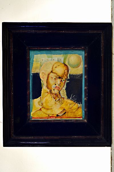 Joe Hackbarth, 1931-2000, Ohne Titel, Gouache auf Papier, rechts unten sign. und dat. 1970, ca. 29x23cm, R. ca. 50x44cm
