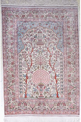 Kayseri alt, Türkei, Mitte 20.Jhd., reine Naturseide, ca. 193 x 139 cm, EHZ: 2