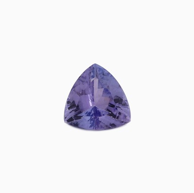 Lot loser Tansanit ca. 1.65 ct, facett. Triangel