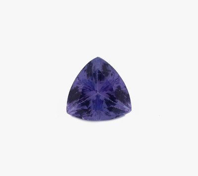 Loser Tansanit ca. 1.99 ct, facett. Triangel