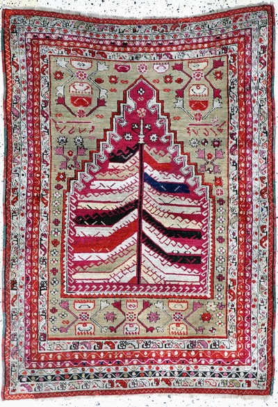 Kirsehir antik, Türkei, datiert 1286(1864),Wolle auf Wolle, ca. 150 x 106 cm, EHZ: 2