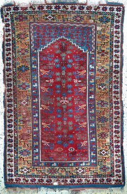 Antiker"Megri", Türkei, 19.Jhd, Wolle auf Wolle, ca. 190 x 122 cm, EHZ: 4