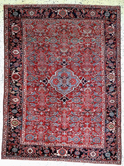 Antiker Heriz, Persien, um 1900, Wolle auf Baumwolle, ca. 200 x 150 cm, EHZ: 2