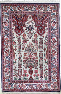 Keschan Kork fein, Persien, um 1920-1930, Korkwolle auf Baumwolle, ca. 206 x 136 cm, EHZ: 2