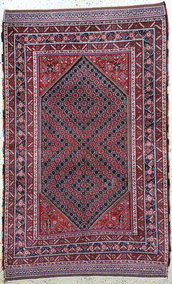 Antiker Afschar, Persien, 19.Jhd, Wolle aufWolle, ca. 208 x 130 cm, EHZ: 2( flachgewebte Abschlüsse).