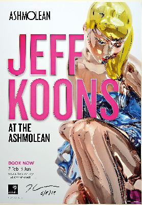Jeff Koons, geb. 1955, "Seated Ballerina", Ashmolean Museum , Oxford 2019, Offsetlitho, handsign., dat., ca. 59,5x42 cm