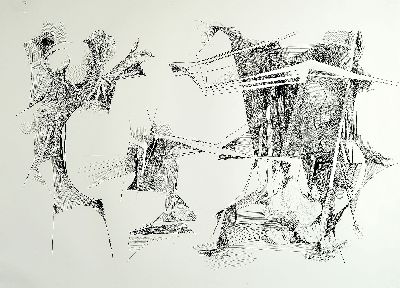 Roberto Burle Marx, 1909 Sao Paulo-1994 Rio deJaneiro, Lithographie, auf Arches Bütten, 1983, rechts unten signiert und datiert, Blatt56x76 cm, ...