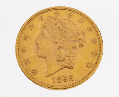 Goldmünze, 20 Dollar USA, American Double Eagle Liberty Head, 1895