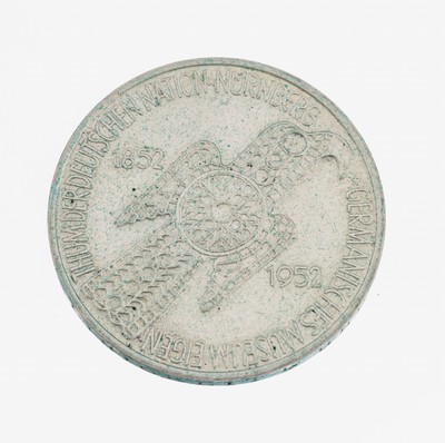 Silbermünze, 5 Mark, Deutschland, 1952, Germanisches Museum Nürnberg
