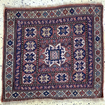 Shahsawan Taschenfront, Persien, 19.Jhd, Wolle auf Wolle, ca. 59 x 66 cm, EHZ: 2
