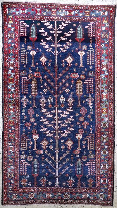 Bachtiar"Baumteppich", Persien, um 1900, Wolle auf Baumwolle, ca. 305 x 172 cm, EHZ: 2