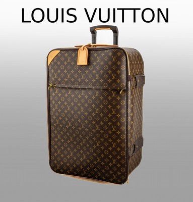 LOUIS VUITTON Koffer, Pegase 65, Monogram Canvas, dunkelbraune Inneneinrichtung, 2 Reißverschlussfächer, Außenfront mit Reißver- schlusstaschen, ...