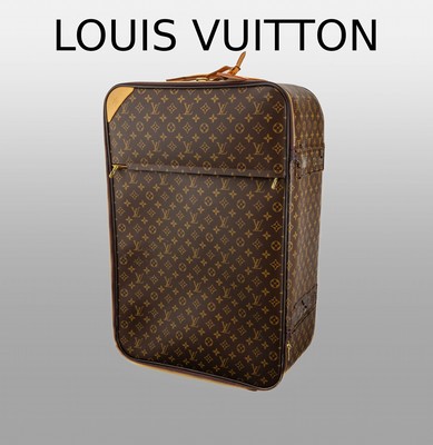 LOUIS VUITTON Koffer, Pegase 65, Monogram Canvas, dunkelbraune Inneneinrichtung, 2 Reißverschlussfächer, Außenfront mit Reißver- schlusstaschen, ...