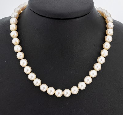 Perl-Collier, endlos, Akoyazuchtperlen, D. ca. 7.7-8.2 mm, L. ca. 80 cm