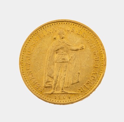 Goldmünze 10 Kronen 1904, Österreich- Ungarn, Franz Joseph I.