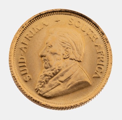 Goldmünze 1/10 Krügerrand 1981, Springbock