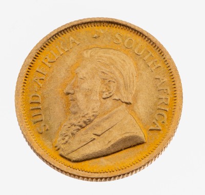 Goldmünze 1/10 Krügerrand 1982, Springbock
