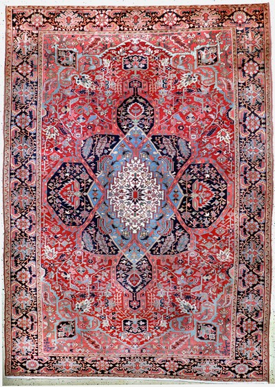 Heriz"Sharabian"antik Persien, Sakineh-Khanoom Design, 19.Jhd, Wolle auf Baumwolle, ca. 349 x 251 cm, EHZ:(gleichmäßig dünn), ...