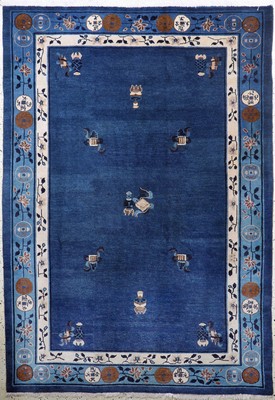 Antiker Peking, China, um 1900, Wolle auf Baumwolle, ca. 267 x 188 cm, gereinigt, EHZ: 2