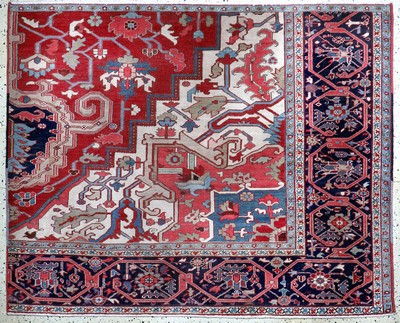 Antikes Fragment, Turkey, um 1900, Wolle auf Baumwolle, ca. 152 x 190 cm, EHZ: 2