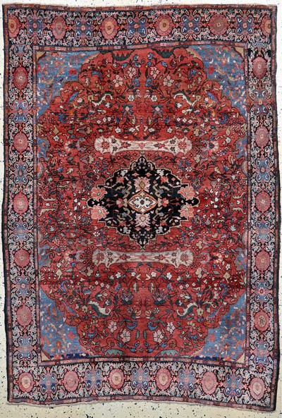 Sarogh"Farahan"antik, Persien, um 1900, Wolle auf Baumwolle, ca. 190 x 132 cm, EHZ: 2