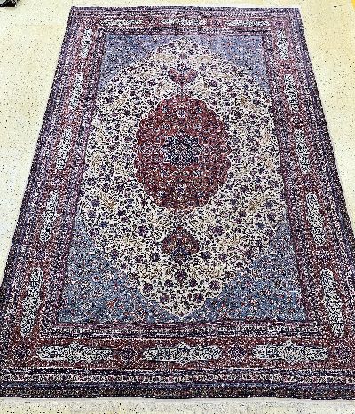 Kerman"Lawar"antik, Persien, um 1900, Wolleauf Baumwolle, ca. 560 x 360 cm, EHZ: 2-3