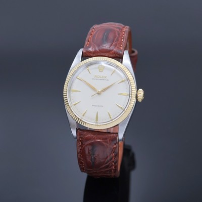 ROLEX seltene Armbanduhr Oyster Perpetual Precision "Ovettone" Referenz 6298, Schweiz laut Bodenstempel 1. Quartal 1954, ehemals Automatik, ...