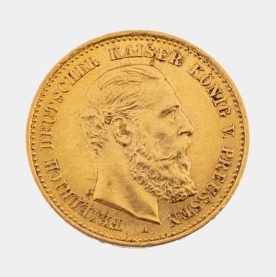 10 Mark Goldmünze, 1888, Friedrich Deutscher Kaiser König von Preußen