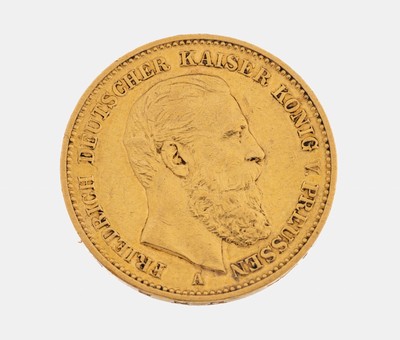 20 Mark Goldmünze, 1888, Friedrich Deutscher Kaiser König von Preußen
