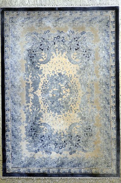 Seidenteppich, China, Ende 20.Jhd, reine Naturseide, ca. 240 x 170 cm, EHZ: 2