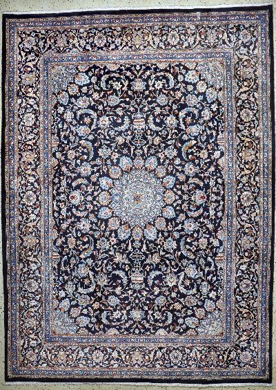 Kaschmar Kork fein, Persien, Ende 20.Jhd, Korkwolle auf Baumwolle, ca. 350 x 250 cm, EHZ: 2
