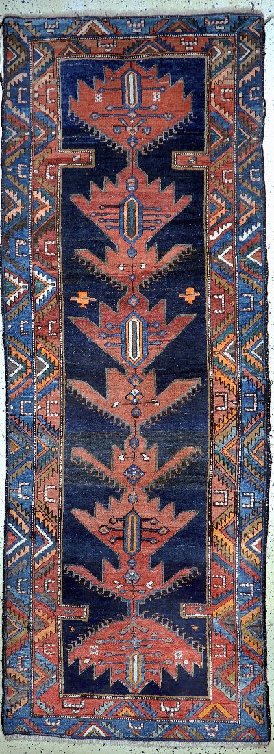Shahsawan antik, Persien, um 1900, Wolle auf Wolle, ca. 305 x 110 cm, EHZ: 3