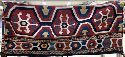 Shahsawan Mafrasch antik, Persien, um 1900,Wolle auf Wolle, ca. 105 x 67 x 46 cm, EHZ: 2