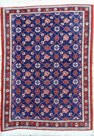 Weramin, Persien, Mitte 20.Jhd, Wolle auf Baumwolle, ca. 145 x 110 cm, EHZ: 2-3