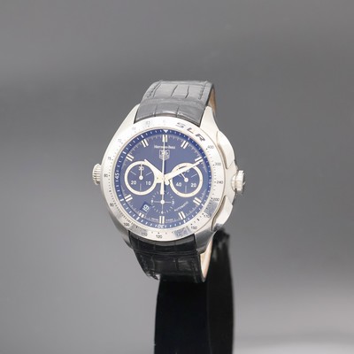 TAG HEUER auf 3500 Stück limitierter Armbandchronograph Sondermodell SLR Referenz CAG2110, Automatik, Schweiz um 2006, Edelstahlgeh. inkl. orig. ...
