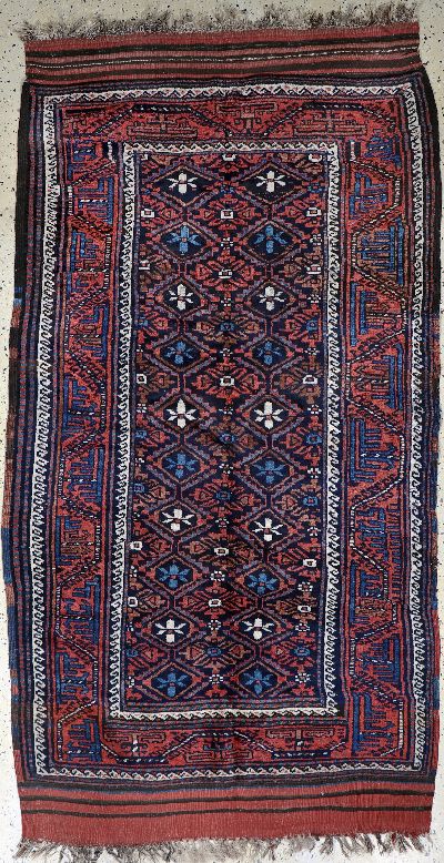 Belutsch, Persien, Mitte 20.Jhd., Wolle aufWolle, ca. 237 x 127 cm, EHZ: 2