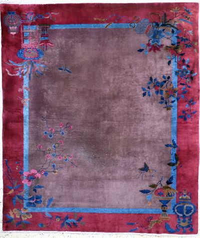 Antiker Peking, China, um 1900, Wolle auf Baumwolle, ca. 285 x 245 cm, EHZ: 2