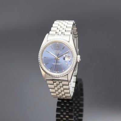 ROLEX Oyster Perpetual Datejust Armbanduhr Referenz 16030, Schweiz um 1985, Automatik, Chronometer der Superlative in Edelstahl inkl. orig. ...