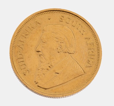 Goldmünze Krügerrand 1975, Springbock, Fyngoud 1 Oz. Fine Gold