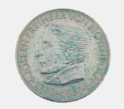 5 Mark Silbermünze, Deutschland, 1957, Freiherr von Eichendorff