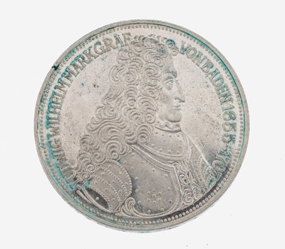 5 Mark Silbermünze, Deutschland, 1955, Markgraf von Baden