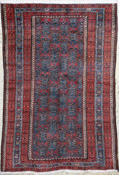 Hamadan antik, Persien, um 1900, Wolle auf Baumwolle, ca. 190 x 130 cm, EHZ: 1-2, (Fransen erneuert)