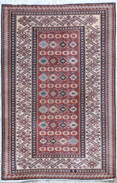 Schirwan neugeknüpft, Pakistan, Ende 20.Jhd, Wolle auf Baumwolle, ca. 163 x 108 cm,EHZ: 2