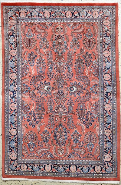 Sarogh sehr fein, Persien, Mitte 20.Jhd, Korkwolle auf Baumwolle, ca. 190 x 128 cm, EHZ: 2