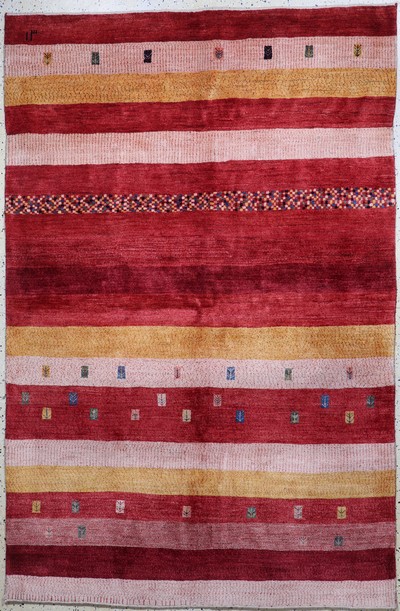 Gabbeh fein Loribaft, Persien, Ende 20.Jhd,Wolle auf Wolle, ca. 250 x 166 cm, EHZ: 1-2