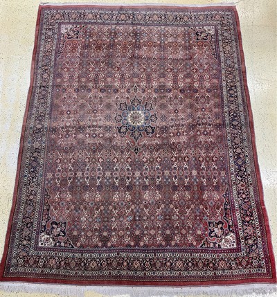 Bidjar, Persien, Mitte 20.Jhd., Wolle auf Baumwolle, ca. 408 x 310 cm, EHZ: 2, verblasst