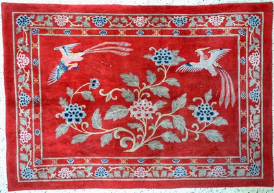 Antiker Pao Tow, China, um 1900, Wolle auf Baumwolle, ca. 245 x 170 cm, EHZ: 2